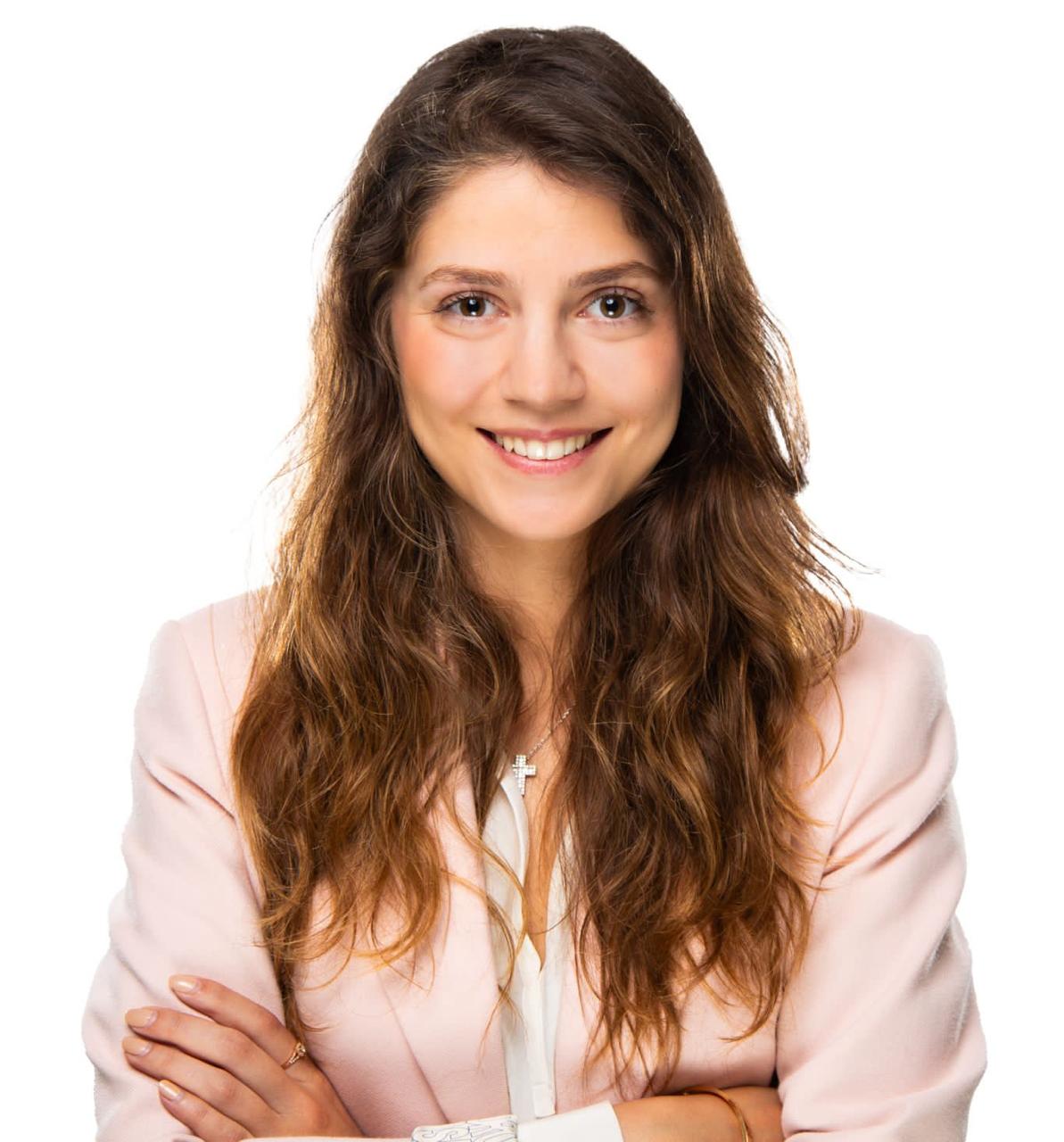 Portrait of Tamara Hobeika, founder of OBK Médical
